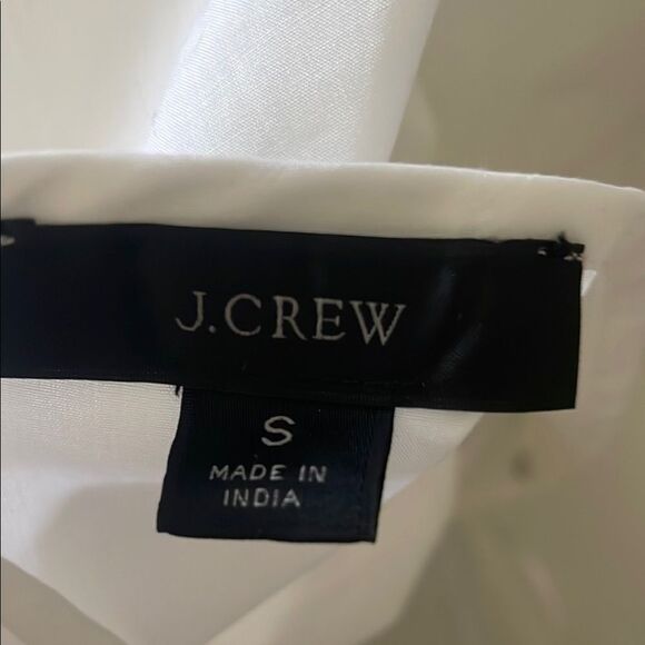 J. Crew White Poplin Cotton Halter Top - Picture 7 of 7